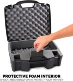CASEMATIX Portable Printer Carry Case Compatible with HP Officejet 250 Wireless Mobile Printer, Ink Cartridges and Power Cable - Image 5