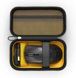 Universal Mouse Case by Glorious Gaming, w/Accessory Pocket & Adjustable Wedge (No Shake), Portable Carrying Case, Hard Shell, Zipper, & Wool Interior, for Bluetooth Wireless Mice & Wired Mice - Image 7