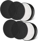 LV-H132 Replacement Filter Compatible with LEVOIT LV-H132 Air Purifier, Pre Filters, H13 True HEPA Filter, Activated Carbon Filter, Part # LV-H132-RF, 2 Pack - Image 9