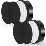 LV-H132 Replacement Filter Compatible with LEVOIT LV-H132 Air Purifier, Pre Filters, H13 True HEPA Filter, Activated Carbon Filter, Part # LV-H132-RF, 2 Pack - Image 13