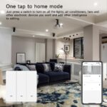 ZigBee3.0 Smart Switch 3 Gang Wireless Scene Switch, ZigBee Smart Light Switch Need Zigbee Hub Work with Tuya Smart Life APP Smart Button Scene Remote for Tuya Smart Home Devices (3 Gang) - Image 4