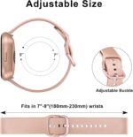 3 Pack Bands Compatible with Fitbit Versa 2 Bands, Classic Soft Replacement Wristbands for Fitbit Versa 2 Smart Watch Women Men - Image 3