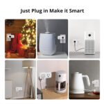 Ewelink 16a WiFi Smart Plug, App Remote Control Timer Outlet Power Socket with 2.4Ghz Transmitter, 2-in-1 Compact Design, Compatible with Alexa,Google Home, SmartThings - Image 4