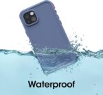 OtterBox FRĒ Series Waterproof Case with MagSafe (Designed by LifeProof) for iPhone 14 - Valor (Purple) - Image 4