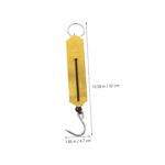 Zerodeko 2pcs Portable Luggage Weight Scale with Hook 50kg/110lb Capacity Mechanical Hanging Scale for Produce, Suitcase, and Fish Weighing for Easy Carrying - Image 3