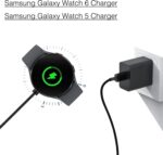 Watch Charging Adapter Compatible for Samsung Galaxy Watch 6/7/Ultra, 6 Classic, 5/5 Pro/4/4 Classic/3/Active 2/Active 1, Magnetic Wall Fast Charger & Cable, Magnetic Wireless Charging Cable 3.3FT - Image 4