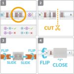 Litcessory Cut-End to Cut-End Connector for Philips Hue/Solo Lightstrip (4 Pack, White - MICRO 6-PIN V4 / Solo Lightstrip) - Image 4