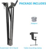 Mic Arm for QuadCast S - Boom Arm for HyperX QuadCast 2 QuadCast SoloCast, Blue Yeti, Fifine AM8, Rode, Shure, Razer, Gaming Mic and Most Microphones using 3/8" to 5/8" Adapter - Image 6