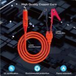 [UL Listed] 8.2ft (2.5m) 12V Car Battery Charging Cable Compatible with Jackery/DJI/BLUETTI/Anker/ECOFLOW Portable Power Station. - Image 8