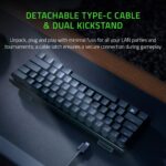 Razer Huntsman Mini 60 Percent Wired Optical Clicky Switch Gaming Keyboard with Chroma RGB Backlighting, PBT Keycaps, Mechanical Keyboards for PC Gaming Computer - Classic Black (Renewed) - Image 6
