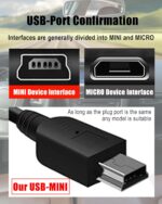 Dash Cam Cable - USB3.0 Mini Plug, 11.5Ft Car Dashcam Power Adapter, Dash Cam Power Cord, Dash Cam Charger Power Lead for GPS Navigation, Sat Nav, DVR, Digital Camera - Image 3