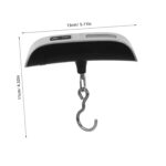 Portable High Precision Electronic Luggage Scale Mini Household Hanging Scale for Travel Measures Up to Lb Easy to Carry with Battery Included - Image 3