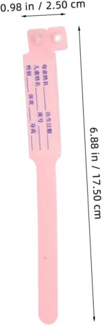 5sets Medical Bracelet for Boys and Girls Id Wristband Identification Band for Distinguish Hospital Id Band 100pcs*5 - Image 8
