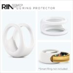 Rinfit Silicone Ring Protector Compatible with Samsung Galaxy Ring and Oura Ring - Smart Ring Cover - StyleFit U.S. Design Patent - White, Size 9 - Image 3