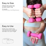 Rinfit Silicone Ring Protector Compatible with Samsung Galaxy Ring and Oura Ring - Smart Ring Cover - StyleFit U.S. Design Patent - White, Size 9 - Image 6