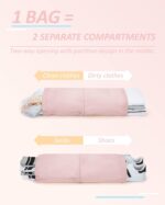 BAGSMART 6 Set Compression Packing Cubes - Lightweight Travel Essentials, Durable Luggage Organizer - Image 5