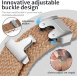 20mm Nylon Braided Band Compatible with Samsung Galaxy Watch 4/5/6/7/FE 40mm 44mm Band/5 Pro/Watch 4&6 Classic/Active 2 40mm 44mm/3 41mm/Gear Sport/Gear S2 Classic - Image 4