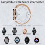 20mm Nylon Braided Band Compatible with Samsung Galaxy Watch 4/5/6/7/FE 40mm 44mm Band/5 Pro/Watch 4&6 Classic/Active 2 40mm 44mm/3 41mm/Gear Sport/Gear S2 Classic - Image 6