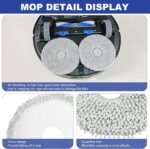 Replacement Accessories Compatible with Yeedi M12 Ultra Plus/ M12 PRO+ Robot Vacuum Cleaner.（2 Main Brush,6 Side Brushes,6 Hepa Filters,6 Mop Pads,6 dust Bags） - Image 5