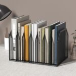 7 Section Metal Vertical File Sorter & Folder Rack | File Holder Organizer for Desk | Space-Saving Desk Organizer (12.8"x8.5"x7.9") - Image 3