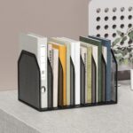 7 Section Metal Vertical File Sorter & Folder Rack | File Holder Organizer for Desk | Space-Saving Desk Organizer (12.8"x8.5"x7.9") - Image 8