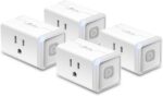 Kasa Smart Plug by TP-Link, Smart Home WiFi Outlet 12 Amp, UL Certified, 4-Pack & Dimmer Switch by TP-Link, Single Pole, Needs Neutral Wire,WiFi Light Switch for LED Lights,UL Certified, 1-Pack - Image 3
