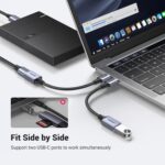 UGREEN USB C to USB 3.0 Adapter 5Gbps OTG Cable Type C Male to USB A Female Nylon Braided Aluminum Compatible with iPhone 15 Plus Pro Max MacBook Pro Air iPad Pro Galaxy S24 (Blue) - Image 6