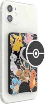 PopSockets PopWallet+ with Integrated Interchangeable PopTop for Smartphones and Tablets - Pokémon - Pokémon Party - Image 3