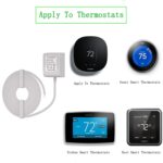 24V Doorbell Transformer 33FT Output Line for All Models of Ring Doorbells, Nest, Honeywell, Ecobee, Arlo, Wyze, Eufy （White），Reliable Power Supply for Smart Thermostats and Video Doorbells - Image 3