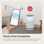 LG PuriCare 360 Air Purifiers for Home, Large and Small Room, Bedroom, Up to 2,059 ft² in 1 Hr with NanoFiber True HEPA Filter, 360 Degrees of Filtration, WiFi, Air Quality Monitor, Low Noise - Image 9