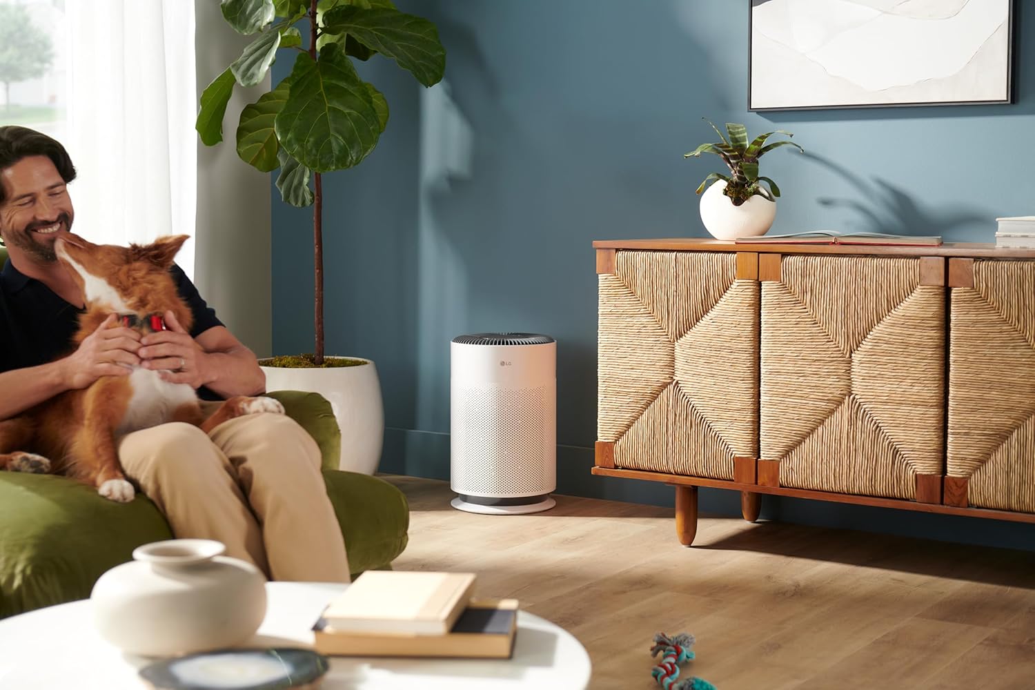 LG PuriCare 360 Air Purifiers for Home, Large and Small Room, Bedroom, Up to 2,059 ft² in 1 Hr with NanoFiber True HEPA Filter, 360 Degrees of Filtration, WiFi, Air Quality Monitor, Low Noise - Image 14