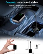 Wireless Carplay Adapter for iPhone, Converts Wired CarPlay to Wireless, Plug and Play Dongle for Apple CarPlay, Bluetooth Control Adapter for Cars from 2016 & Cars with Built-in CarPlay - Image 4