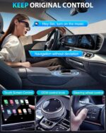 Wireless Carplay Adapter for iPhone, Converts Wired CarPlay to Wireless, Plug and Play Dongle for Apple CarPlay, Bluetooth Control Adapter for Cars from 2016 & Cars with Built-in CarPlay - Image 6