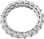 PAVOI 14K Gold Plated Rings with Cubic Zirconia Love - 4mm Stackable for Women - Gold Rings - Image 4