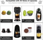 Nespresso Pods Holder for Coffee Pod Holder, k-Cup Organizer Storage on Coffee Bar Accessories And Organizer Wall Mount Under Cabinet Coffee Maker - Image 6