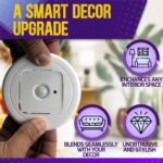 Philips Hue Compatible Flush Ceiling Mount - Removable Plate for Battery Change - Easy DIY Installation - Perfect for Hallways & Entrances - Discreet Finish - Works with Hue Motion Sensor V1 & V2 - Image 4