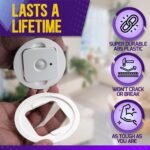 Philips Hue Compatible Flush Ceiling Mount - Removable Plate for Battery Change - Easy DIY Installation - Perfect for Hallways & Entrances - Discreet Finish - Works with Hue Motion Sensor V1 & V2 - Image 6