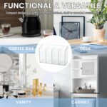 Acrylic Desk Organizer with Removable Dividers 4 Compartments, Clear Pen Holder Makeup Brush Holder - Image 8