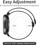 Stretchy Bands for Fitbit Versa - Magnetic Buckle Soft Nylon Smartwatch Band - Image 5
