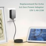 21W Charger Power Cord, Compatbile with Alexa Echo 1st 2nd Generation, Echo Show 5 3rd Gen, Echo Show 1st Gen, Echo Plus 1st Gen, Echo Look, Echo Link, 15V 1.4A AC Power Adapter. - Image 5
