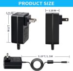 21W Charger Power Cord, Compatbile with Alexa Echo 1st 2nd Generation, Echo Show 5 3rd Gen, Echo Show 1st Gen, Echo Plus 1st Gen, Echo Look, Echo Link, 15V 1.4A AC Power Adapter. - Image 8