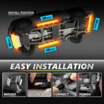 OPT7 Aura Pro Underglow LED Lights Kit for Car with APP & Remote Control, RGB Multicolor Modes, Music Sync, Waterproof Rigid Aluminum Light Bar, Exterior Neon Accent Underbody Lighting Kit - Image 6