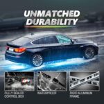 OPT7 Aura Pro Underglow LED Lights Kit for Car with APP & Remote Control, RGB Multicolor Modes, Music Sync, Waterproof Rigid Aluminum Light Bar, Exterior Neon Accent Underbody Lighting Kit - Image 7