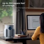 Shark NeverChange Air Purifier Compact Pro with Long-lasting HEPA Exceeding Filtration, For Pet Dander, Dust, Smoke, Allergens, Up to 250 sq. ft. for Bedroom, Home Office, Dorm, HP071BRN (2025) - Image 7