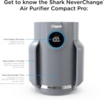 Shark NeverChange Air Purifier Compact Pro with Long-lasting HEPA Exceeding Filtration, For Pet Dander, Dust, Smoke, Allergens, Up to 250 sq. ft. for Bedroom, Home Office, Dorm, HP071BRN (2025) - Image 12