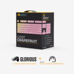 Glorious Grapefruit PBT Keycaps Set (Pink & Yellow) 143 Cute Custom Keycaps, Cherry MX Profile, Pastel, Low-Profile Dye-Sub for Mechanical Gaming Keyboards (60%, TKL, Full Size) Incl Mac Keys (191) - Image 7