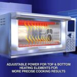 Nuwave Bravo Air Fryer Toaster Smart Oven, 12-in-1 Countertop Convection, 30-QT XL Capacity, 50°-500°F Controls, Top and Bottom Heater Adjustments 0%-100%, Brushed Stainless Steel Look (Renewed) - Image 5