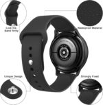 Meliya 4 Pack Bands for Samsung Galaxy Watch 7/FE/6/5/4 Band 40mm 44mm, 20mm Soft Silicone Sport Replacement Strap for Galaxy Watch 7 Band Women Men - Image 3