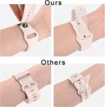 Meliya 4 Pack Bands for Samsung Galaxy Watch 7/FE/6/5/4 Band 40mm 44mm, 20mm Soft Silicone Sport Replacement Strap for Galaxy Watch 7 Band Women Men - Image 5