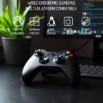 ILLOMART Wired Controller for Xbox 360 Controller for PC Windows Linux Desktop Gamepad for Laptop Gamepad for Xbox 360 Joystick for Windows 7/8/10 PC Joystick for x360 Dual Vibration - Image 4